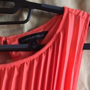 Banana Republic Coral sleeveless dress